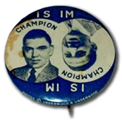 Jack Dempsy Pinback - Champions of the Ring.com