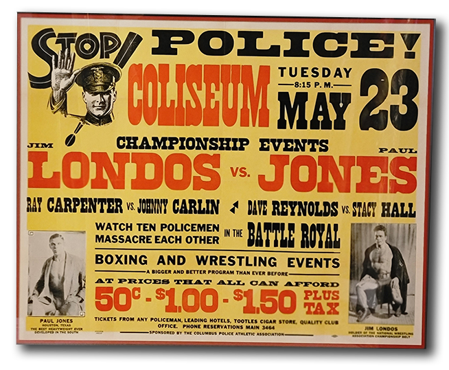 1930's Boxing & Wrestling Poster - Champions of the Ring.com
